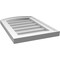 Ekena Millwork Arch Top Surface Mount PVC Gable Vent: Functional, w/ 2"W x 1-1/2"P Brickmould Frame, 14"W x 20"H GVPAR14X2002SF - alternate 2